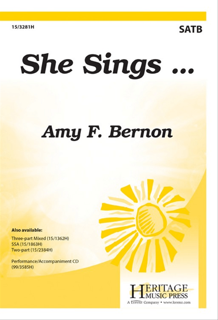 She Sings... 4-Part scores gallery preview page 1
