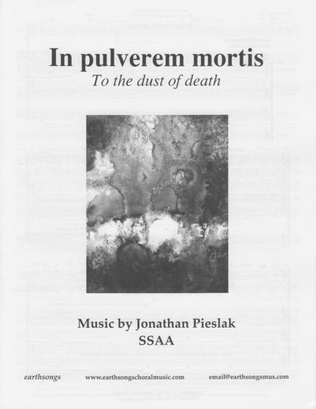 Book cover for in pulverem mortis