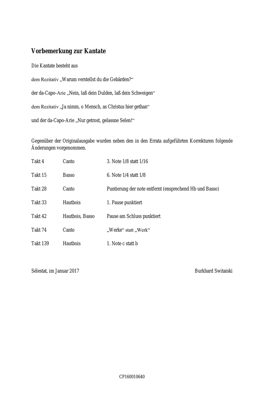 Harmonischer Gottesdienst TWV 1:502 Warum verstellst du die Gebärden? Oboe Solo scores gallery preview page 3