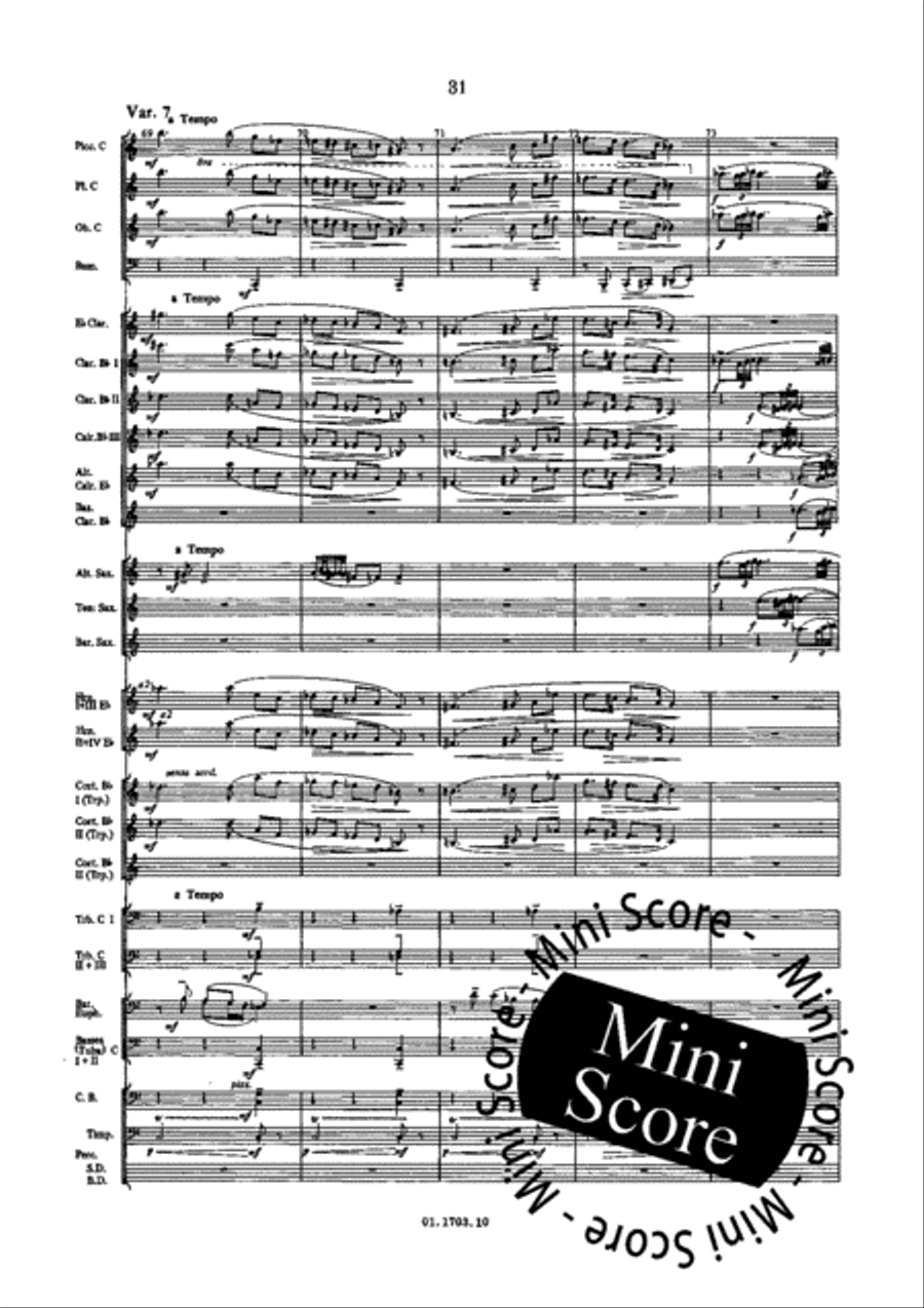 Windmusic Opus 123 Windmusic Opus 123 Concert Band scores gallery preview page 37