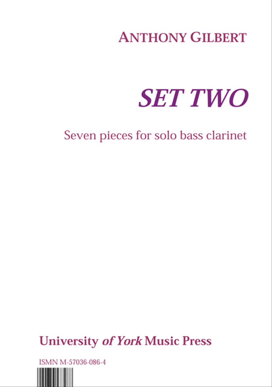 Set Two Set Two Bass Clarinet scores gallery preview page 1