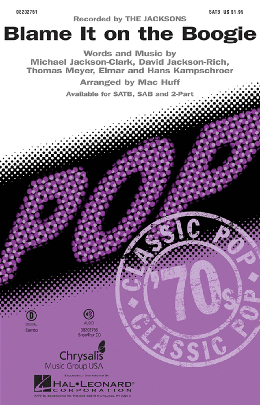 Blame It on the Boogie 2-Part scores gallery preview page 1