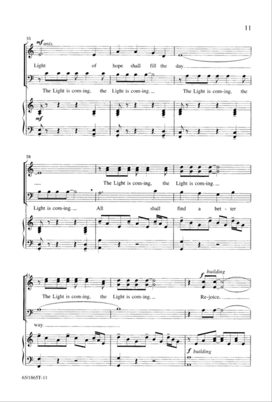 A Great Light A Great Light 3-Part scores gallery preview page 13