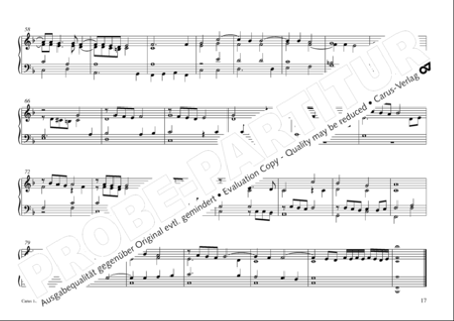 Organ music of the Hasse family Organ Solo scores gallery preview page 18