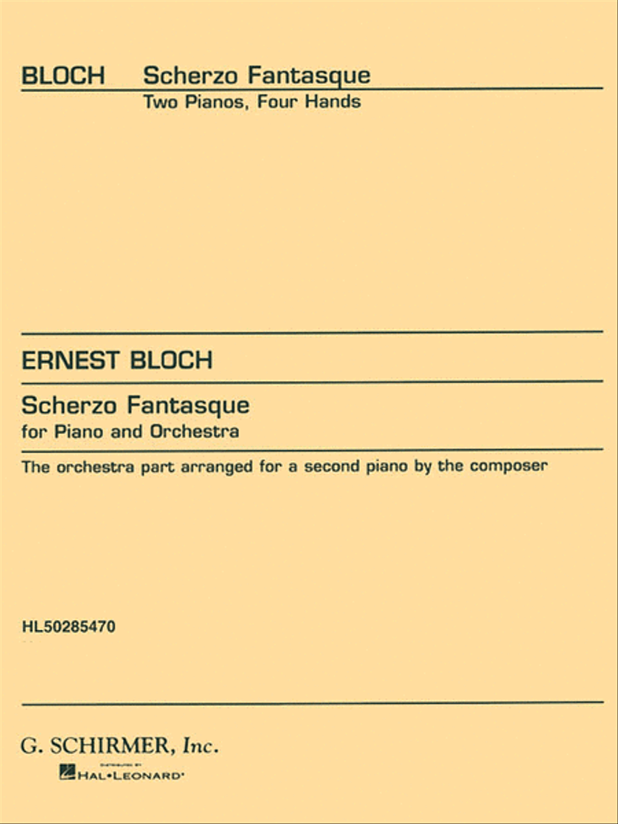 Scherzo Fantastique Scherzo Fantastique Piano Duet scores gallery preview page 1