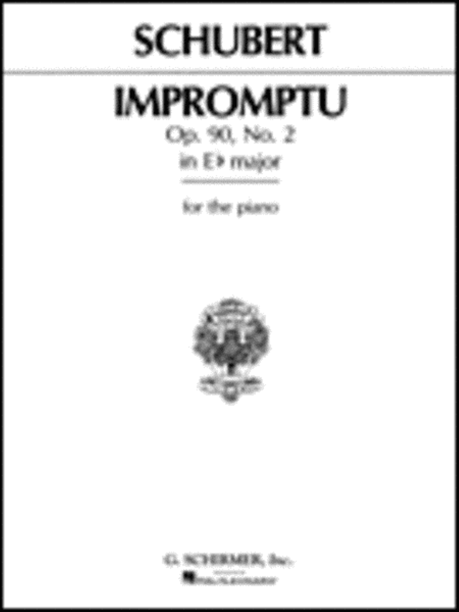 Impromptu, Op. 90, No. 2 in Eb Major Piano Solo scores gallery preview page 1