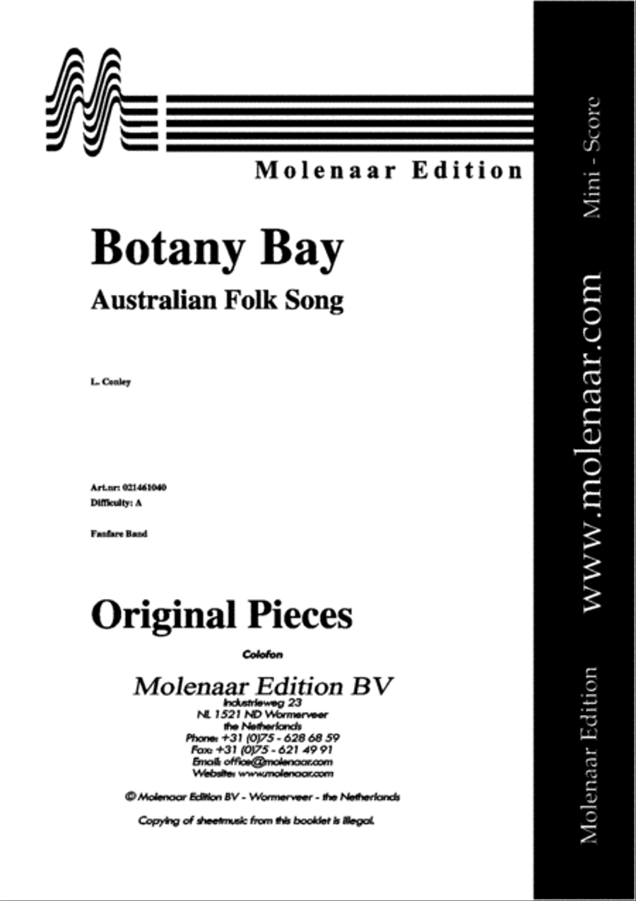 Botany Bay Botany Bay Fanfare Band scores gallery preview page 2