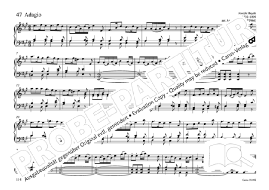 Pastoral music for organ, vol. 2: Germany, Bohemia, Austria, South Tyrol Organ Solo scores gallery preview page 115