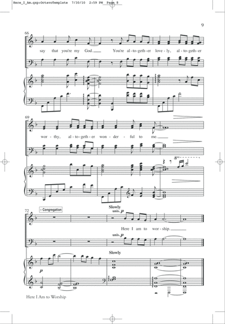 We Remember Calvary (SATB) 4-Part scores gallery preview page 11