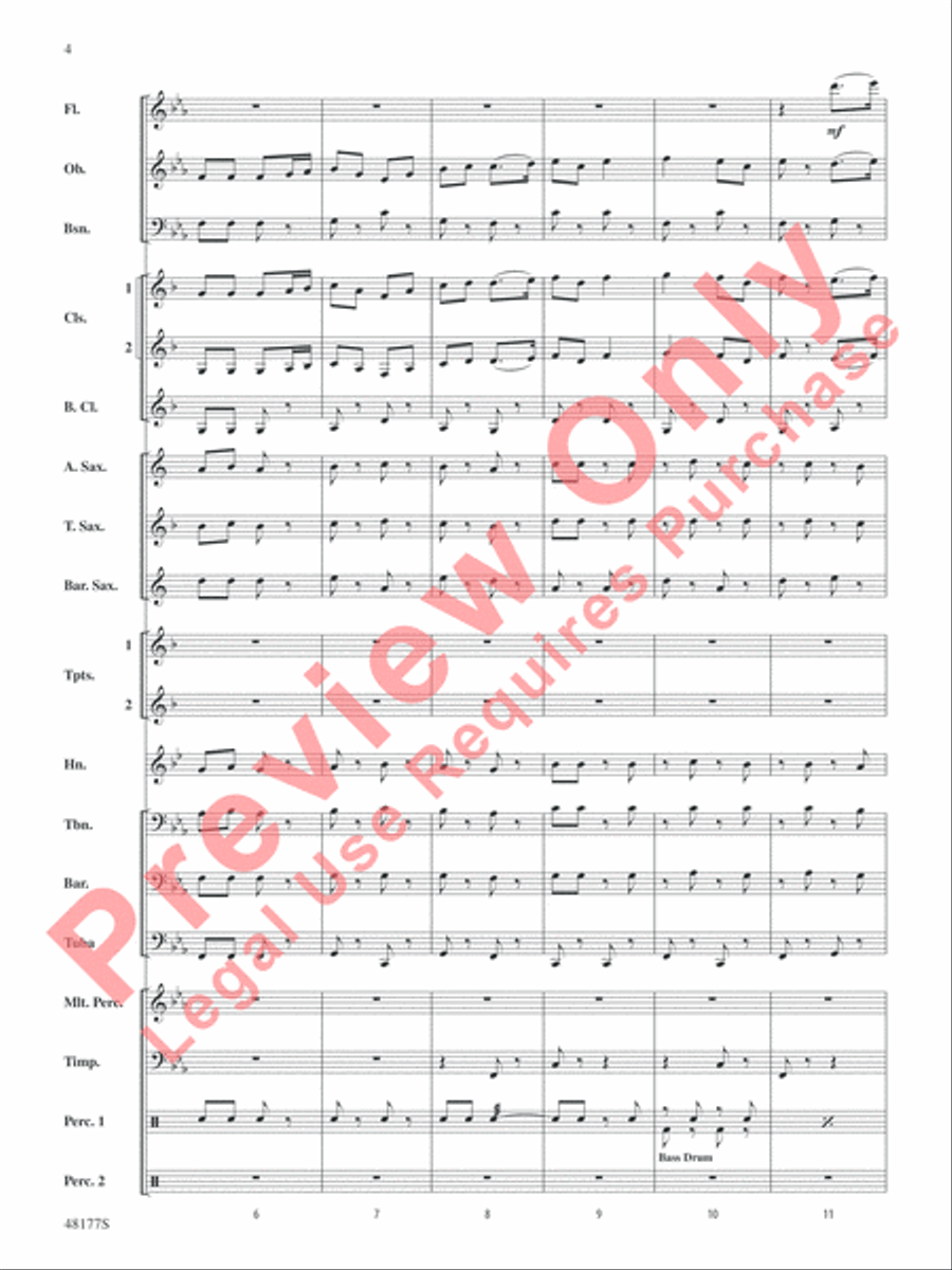 English Folk Song Suite English Folk Song Suite Concert Band scores gallery preview page 5