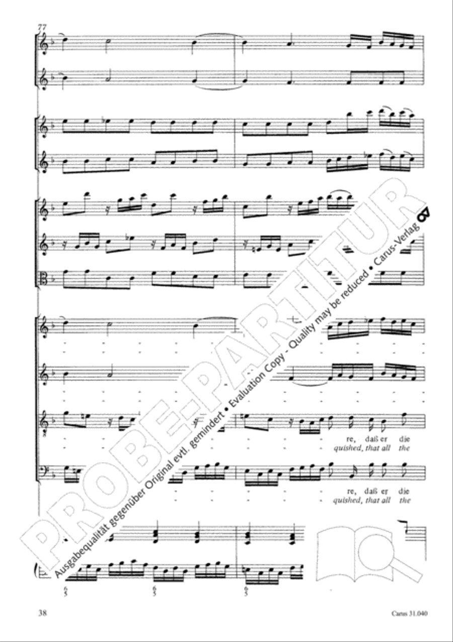 Christ was manifested for this purpose (Dazu ist erschienen der Sohn Gottes) ATB scores gallery preview page 39