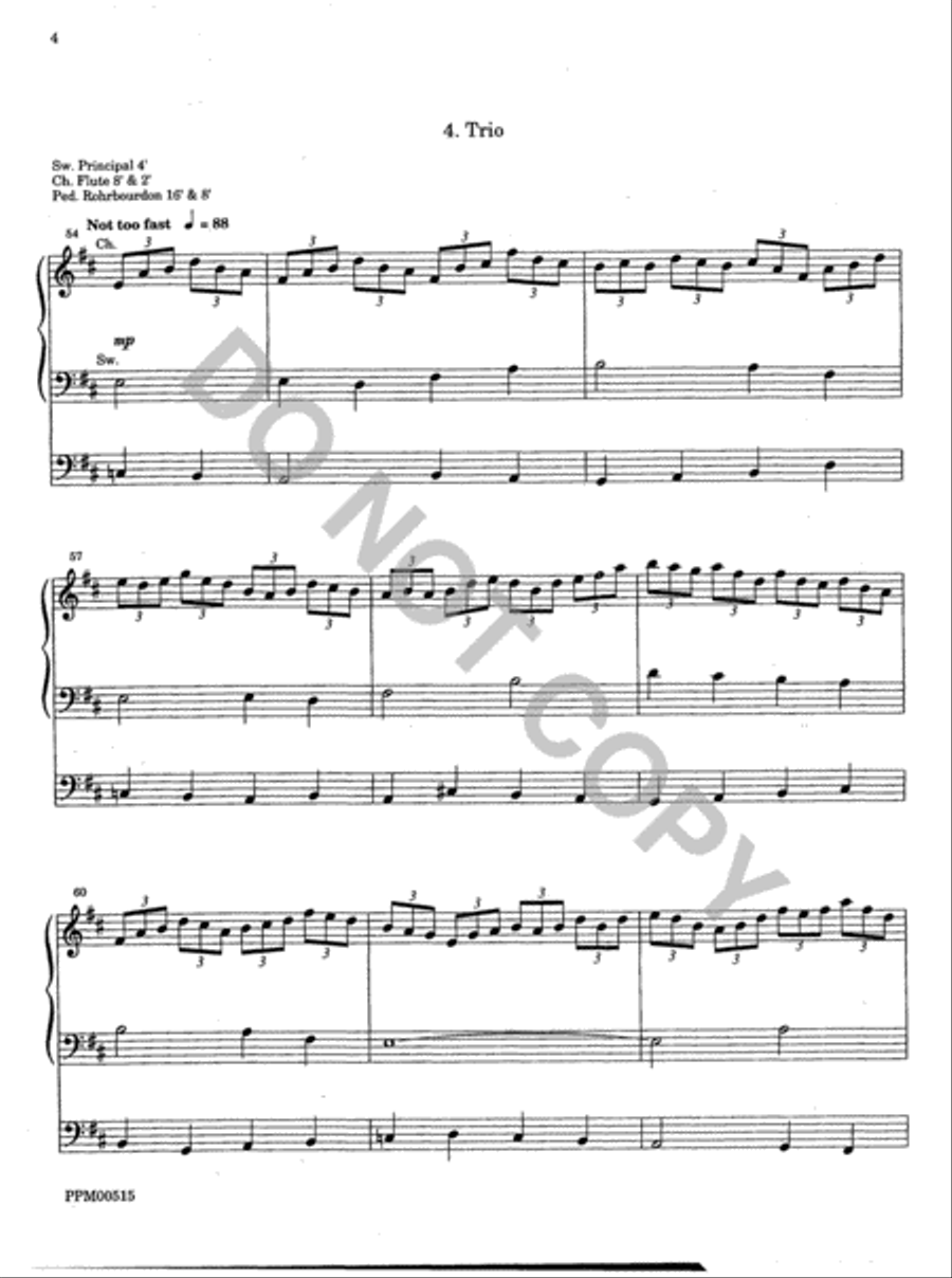 Partita on Wondrous Love Partita on Wondrous Love Organ scores gallery preview page 5