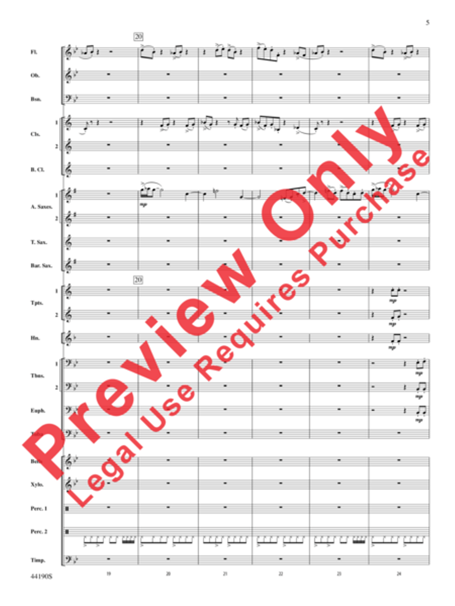 Dynamo Concert Band scores gallery preview page 6
