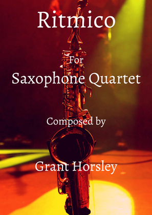 Book cover for "RITMICO" Original Concert Piece for Saxophone Quartet