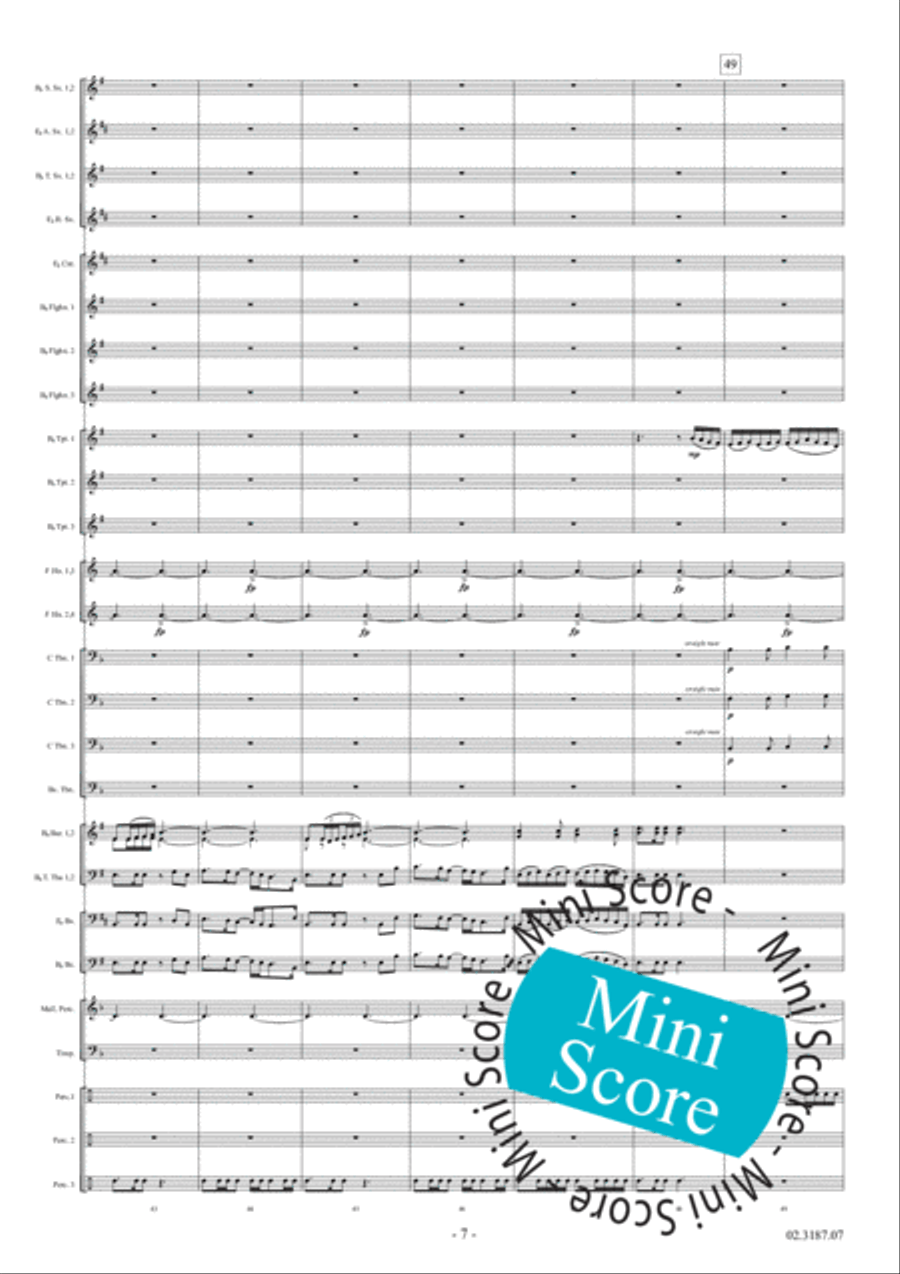 Fleodrodum Fanfare Band scores gallery preview page 13