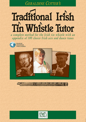 Book cover for Geraldine Cotter's Traditional Irish Tin Whistle Tutor
