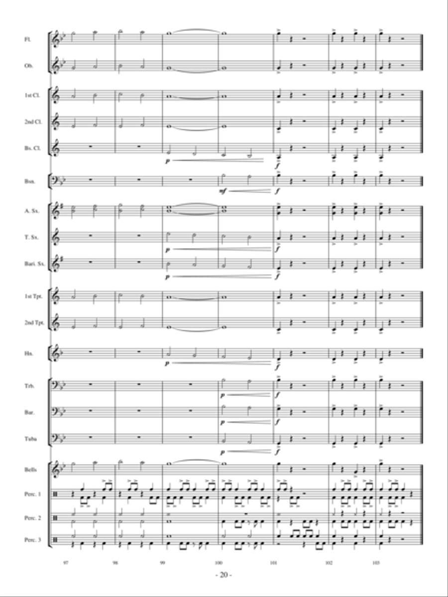 Sakura Concert Band scores gallery preview page 19
