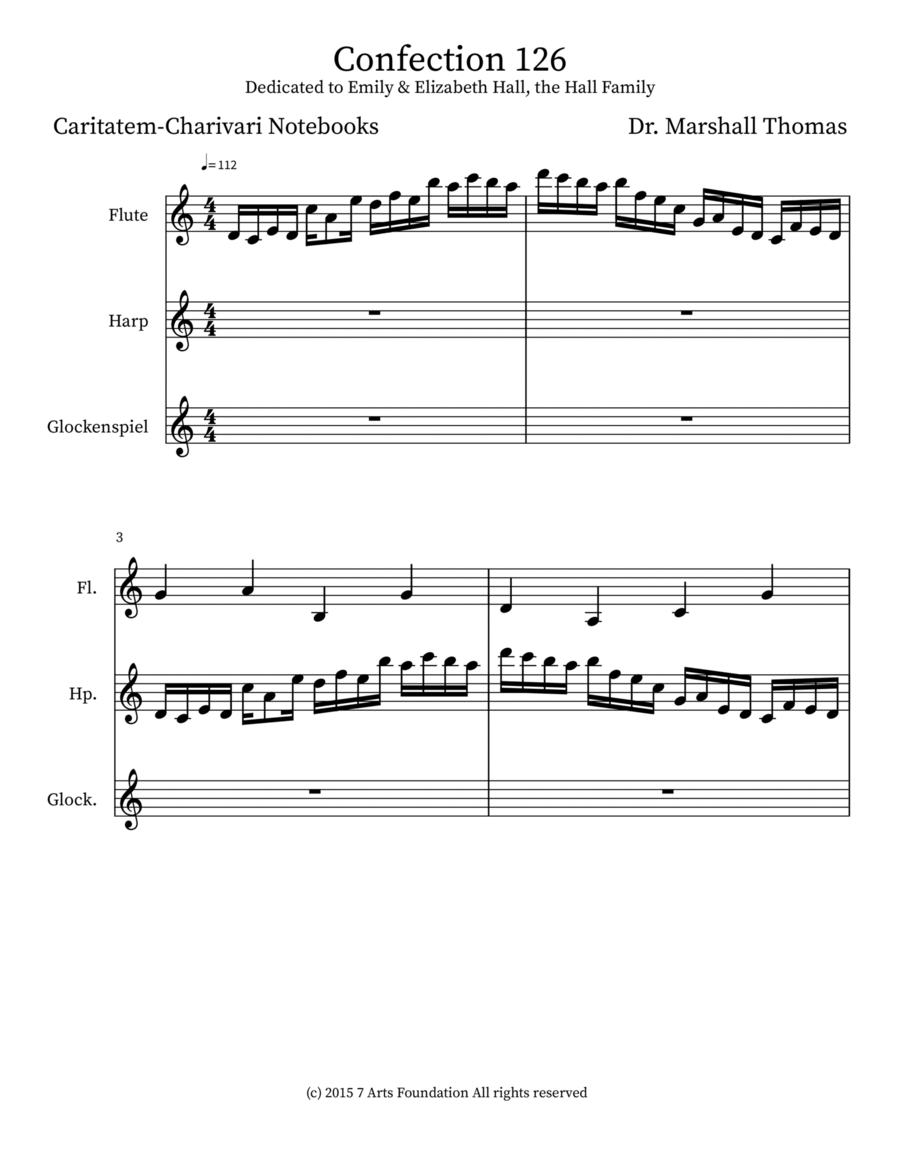 Confection 126 Flute scores gallery preview page 1