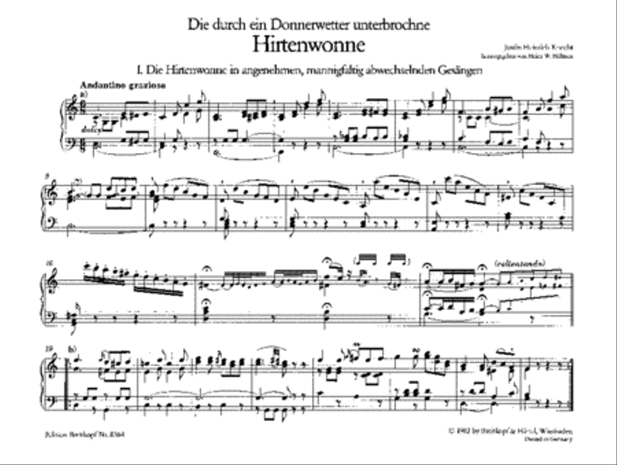 Die durch ein Donnerwetter unterbrochne Hirtenwonne Organ scores gallery preview page 2