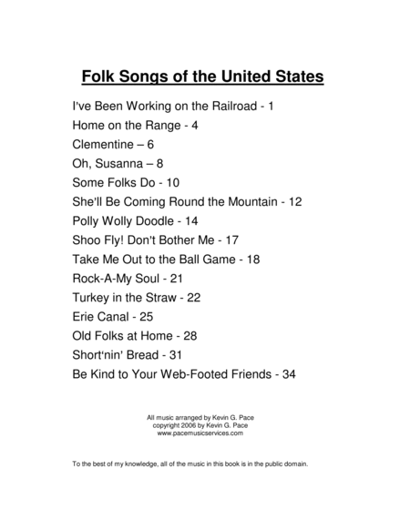Folk Songs of the USA image number null