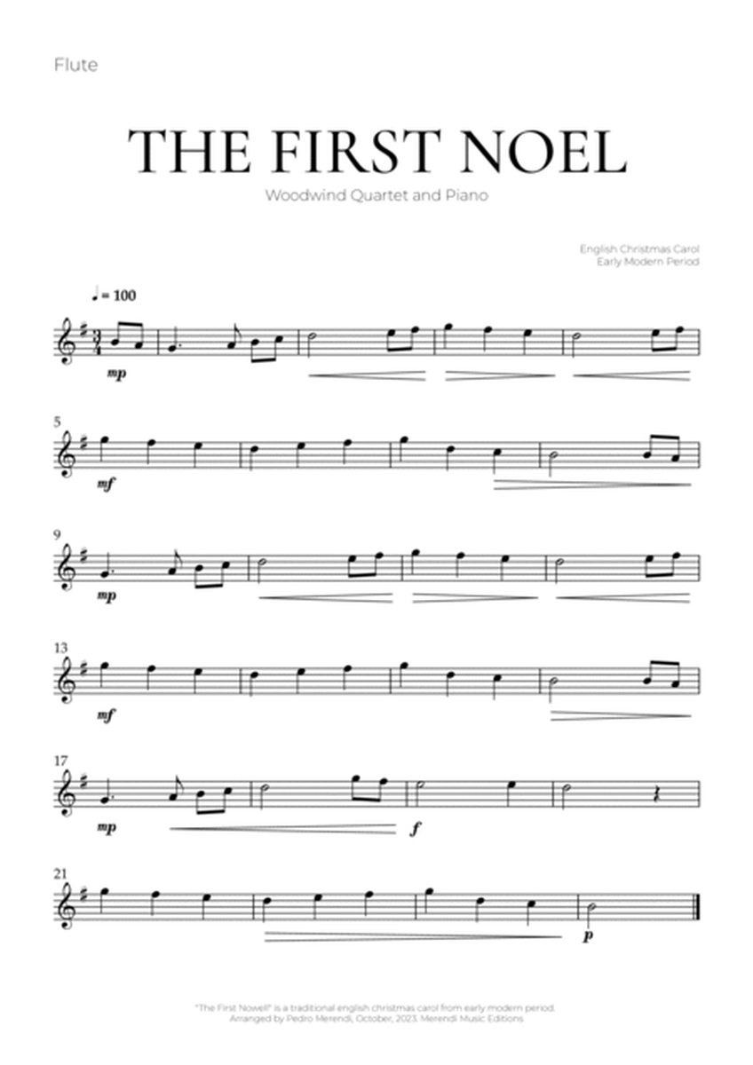 The First Noel (Woodwind Quartet and Piano) - Christmas Carol image number null