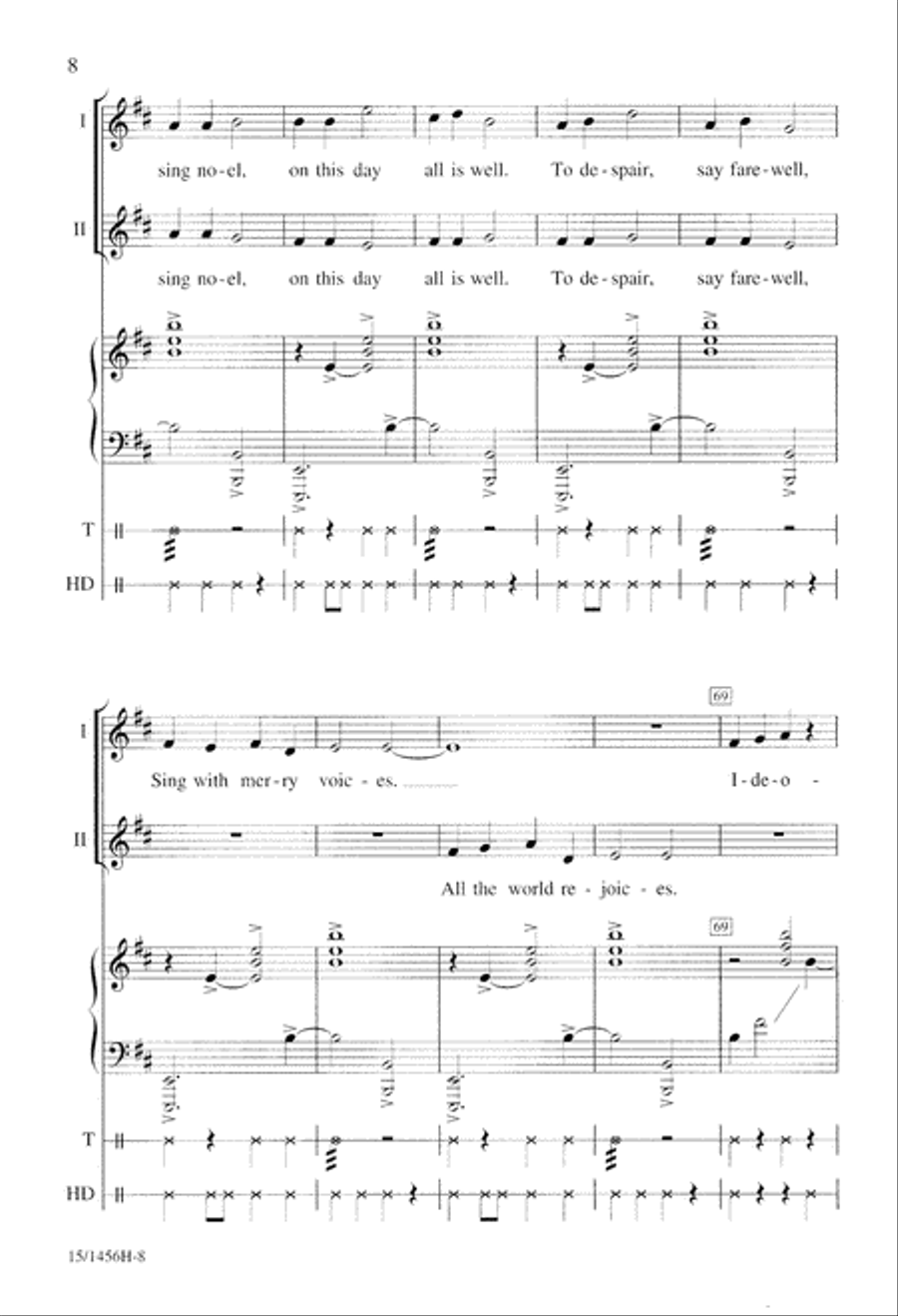 Sing With Joy, Sing Noel 2-Part scores gallery preview page 8