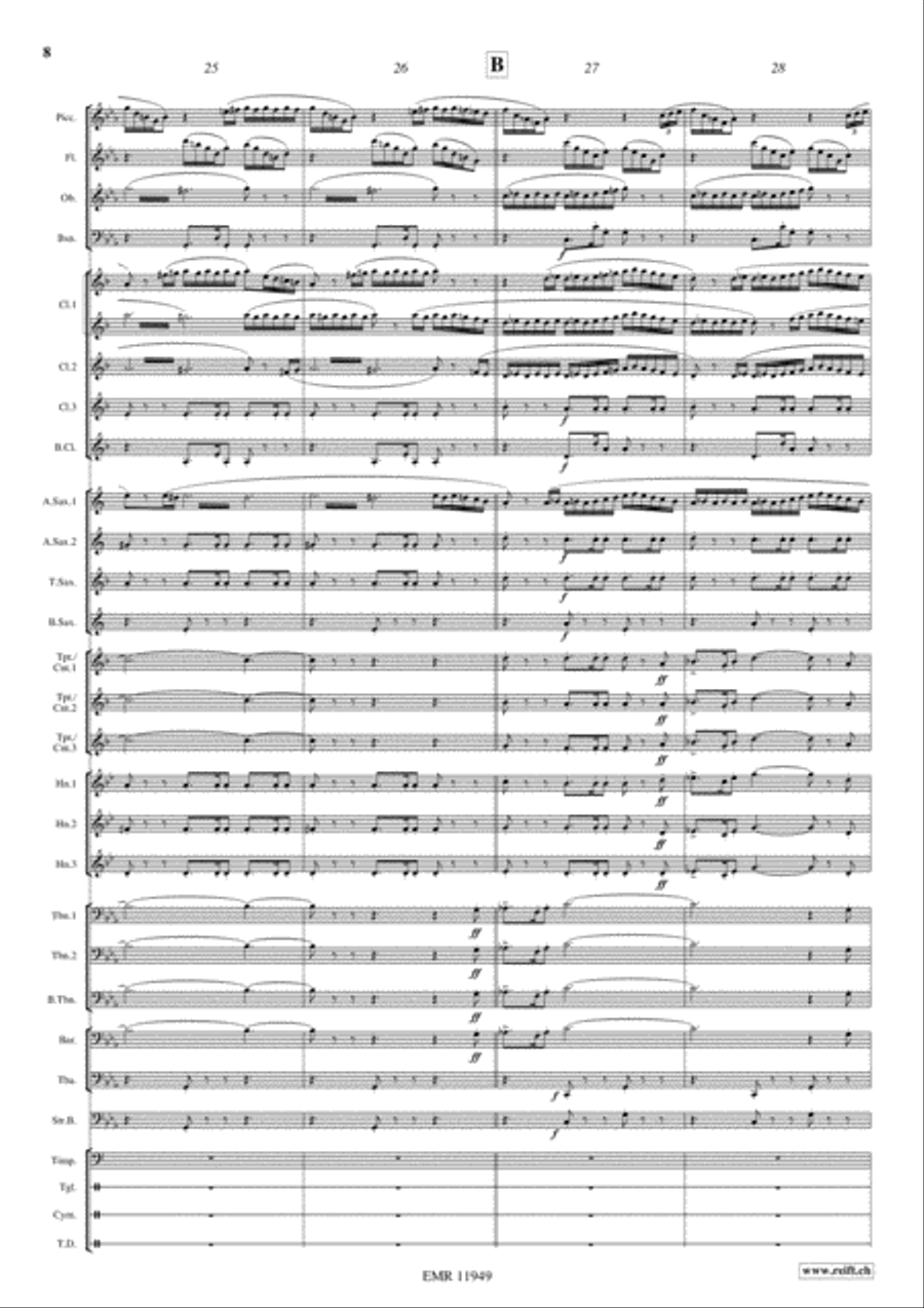 Apocalypse Now Concert Band scores gallery preview page 9
