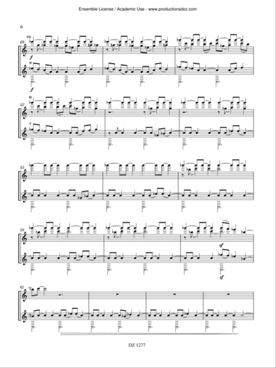 Yangissê Jarabi Yangissê Jarabi Classical Guitar scores gallery preview page 6
