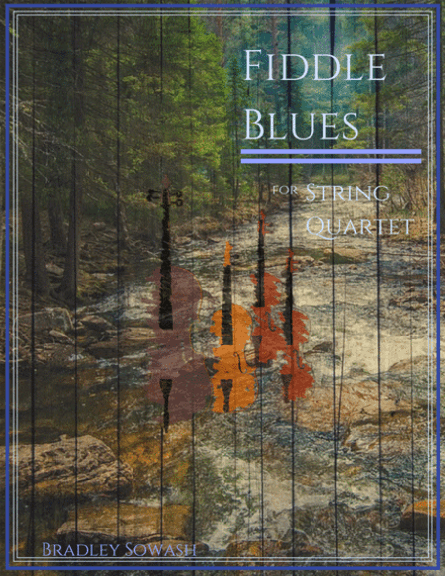 Fiddle Blues - String Quartet String Quartet scores gallery preview page 1