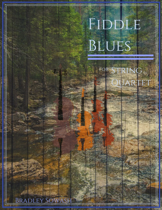 Book cover for Fiddle Blues - String Quartet