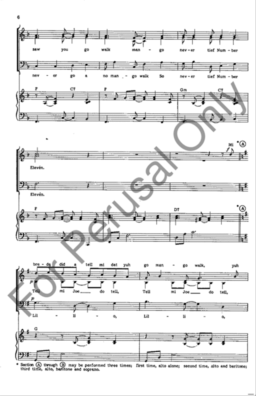 Mango Walk 3-Part scores gallery preview page 6