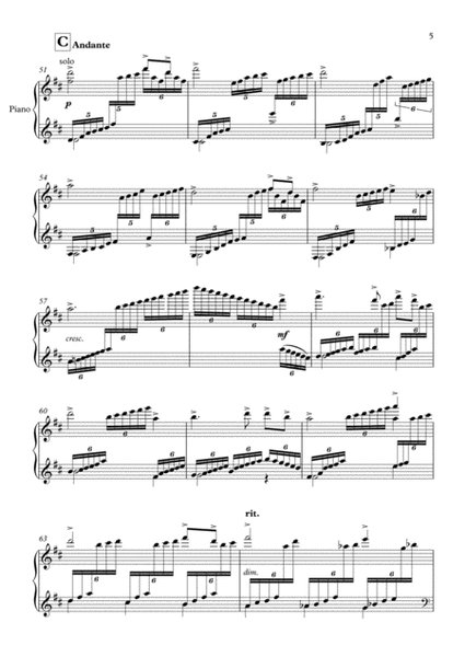 Amazing Grace (Violin/Cello/Piano) Score+Parts image number null