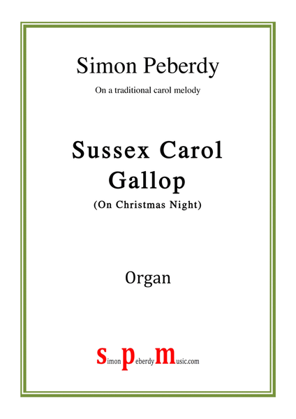 Sussex Carol Gallop for Organ image number null