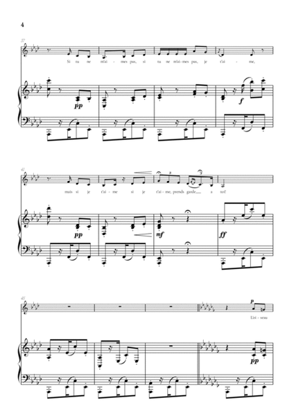 Bizet • Habanera from Carmen in Ab flat minor [Abm] | soprano sheet music with piano accompaniment image number null