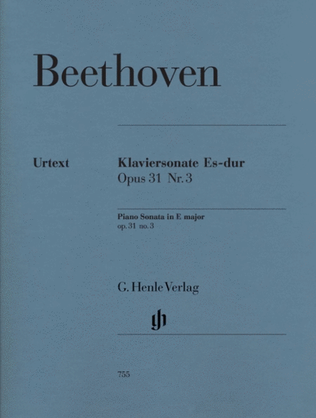 Book cover for Beethoven - Sonata Op 31 No 3 E Flat