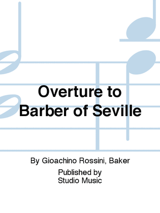 Book cover for Overture to Barber of Seville