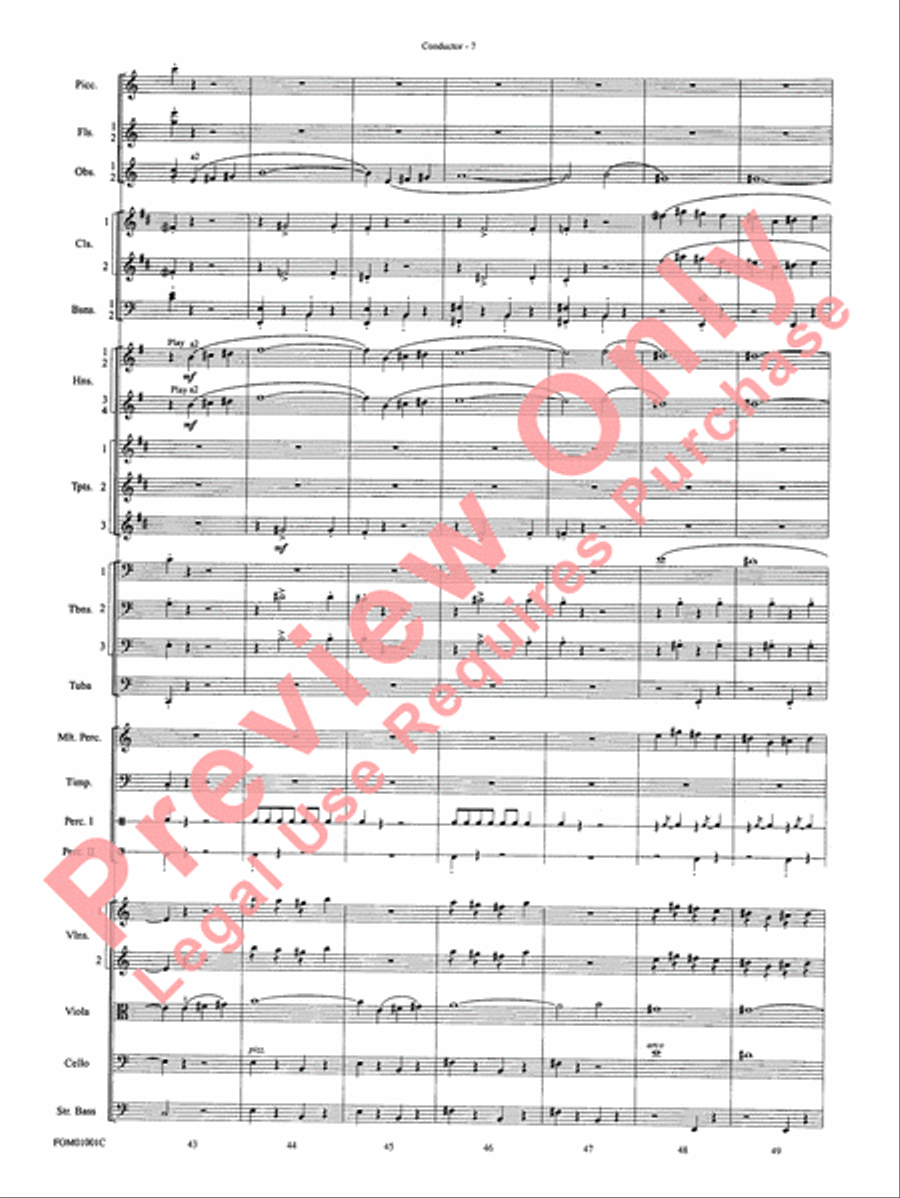 My Fair Lady (Medley) Full Orchestra scores gallery preview page 9