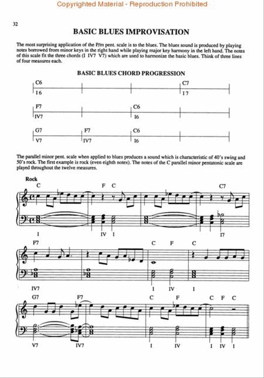 Exploring Jazz Scales for Keyboard