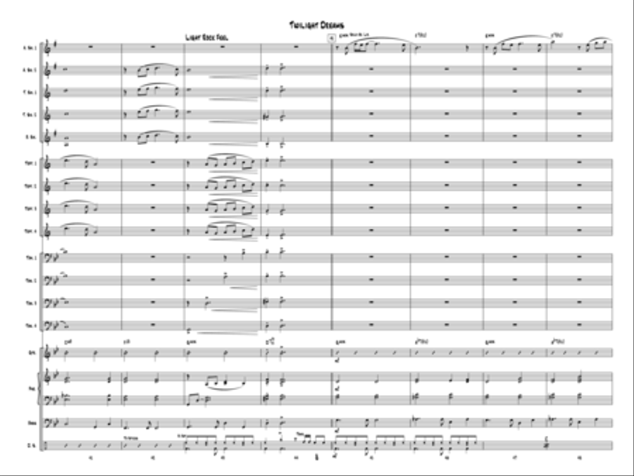 Twilight Dreams Twilight Dreams Jazz Ensemble scores gallery preview page 7