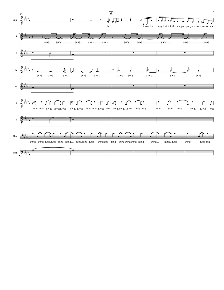 All I Need 4-Part scores gallery preview page 3