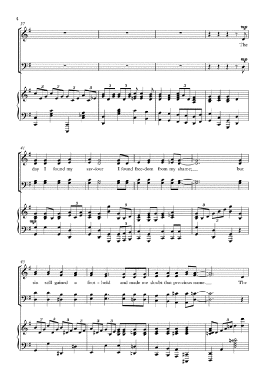 I'm Happy 4-Part scores gallery preview page 4