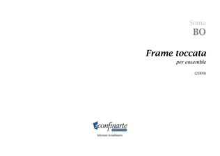 Sonia Bo: FRAME TOCCATA (ES 195) - Score Only