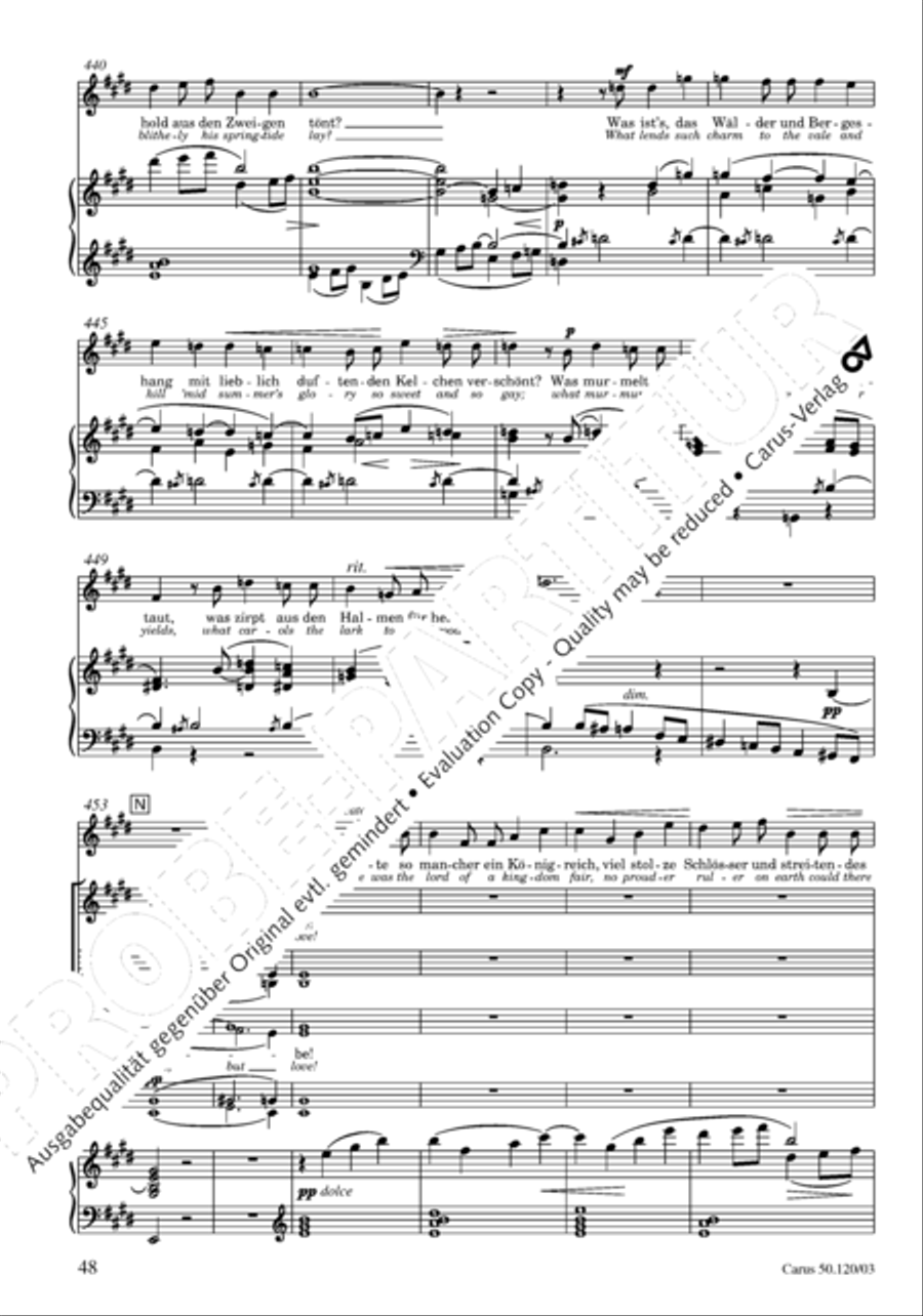 Christoforus + Das Tochterlein des Jairus (Gesamtausgabe, Bd. 9) 4-Part scores gallery preview page 49