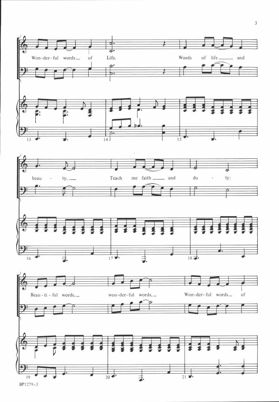 Wonderful Words of Life 2-Part scores gallery preview page 3