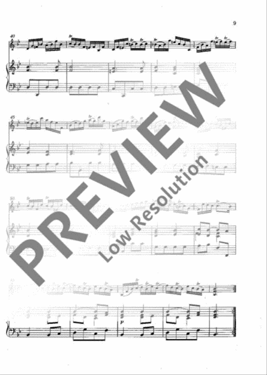 Sonata G Minor Violin Solo scores gallery preview page 10