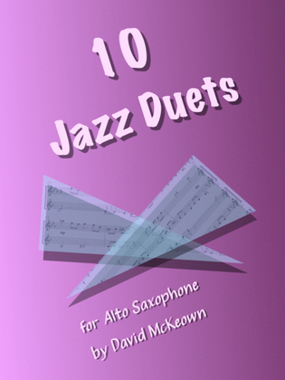 Book cover for 10 Jazz Duets for Alto Saxophone