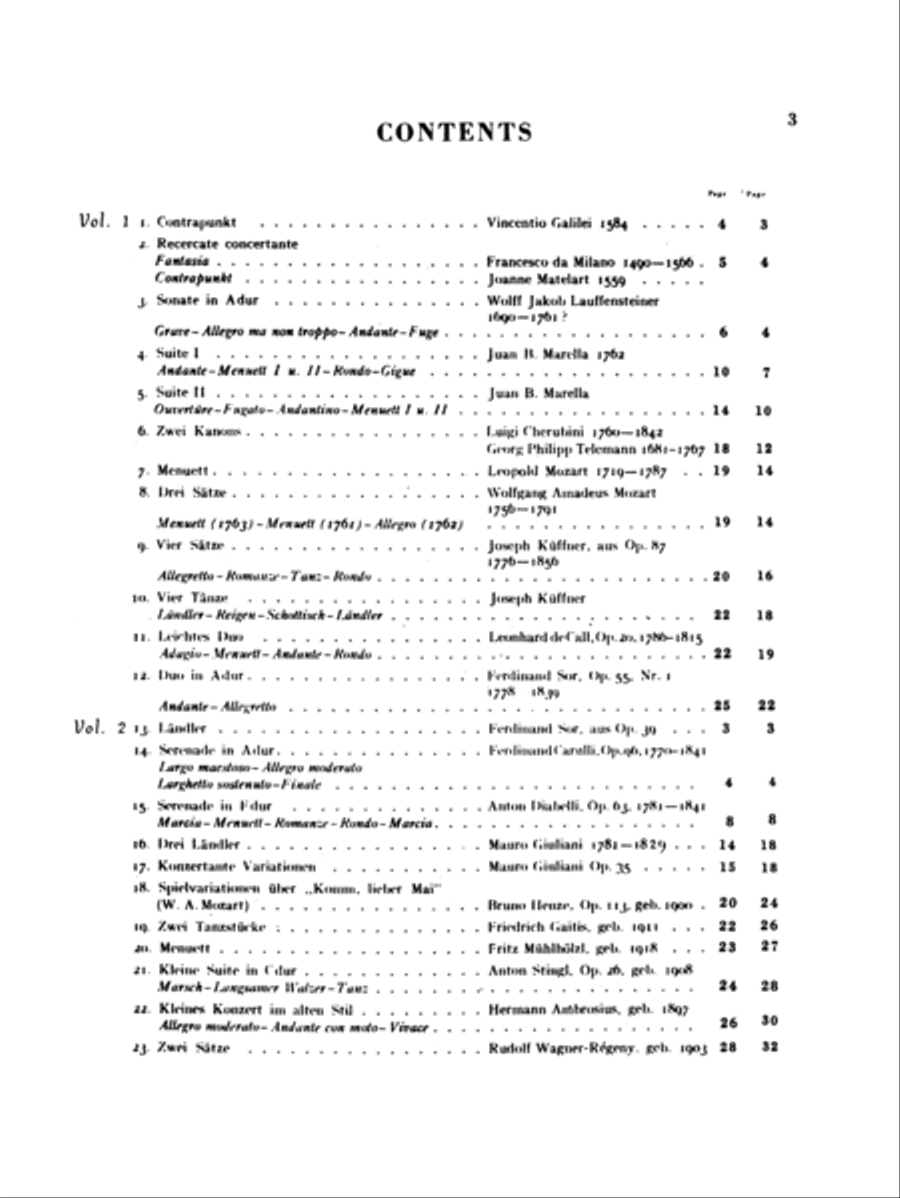 Twenty-three Classical Works for Two Guitars, Book 1 Small Ensemble scores gallery preview page 4