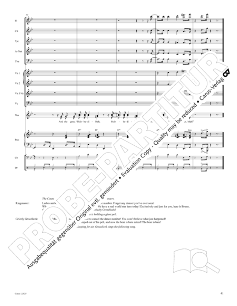 Circus Allegro Choir scores gallery preview page 42