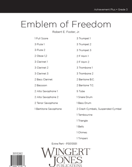 Emblem Of Freedom - Full Score