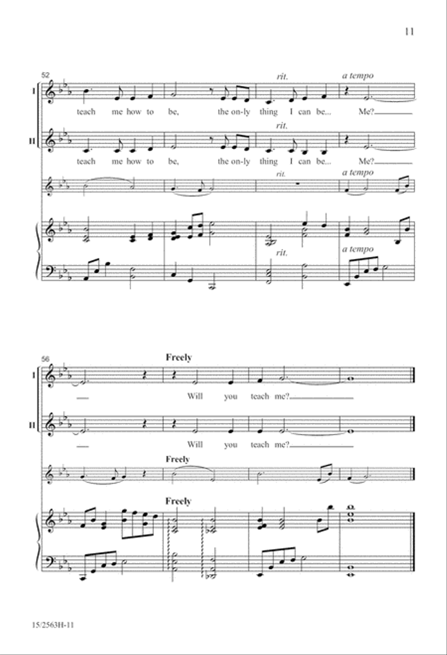 Will You Teach Me? 2-Part scores gallery preview page 12